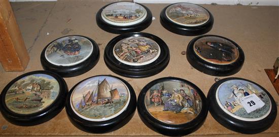 5 Pegwell Bay series pot lids